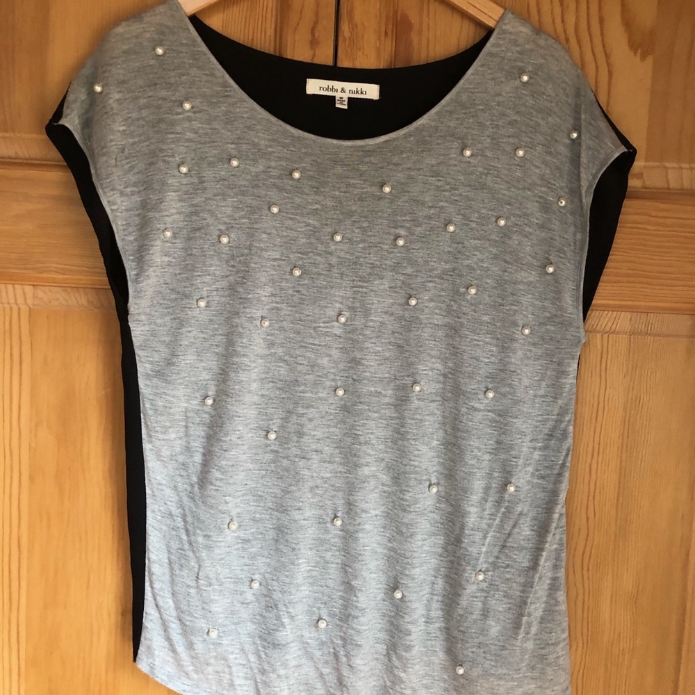 Beaded Robbi & Nikki top from Neiman Marcus.